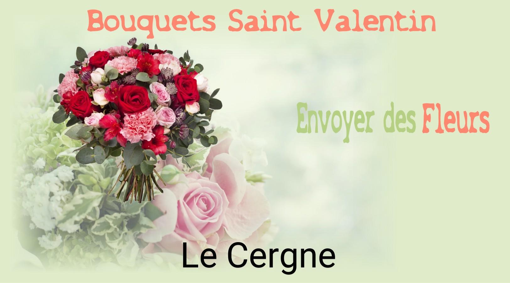 Roses de Saint-Valentin livrées à Le Cergne